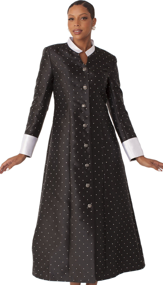 Tally Taylor 4816-BLK-CO Unisex Church Robe