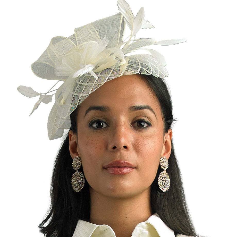 Lily And Taylor H943-IVO Church Hat
