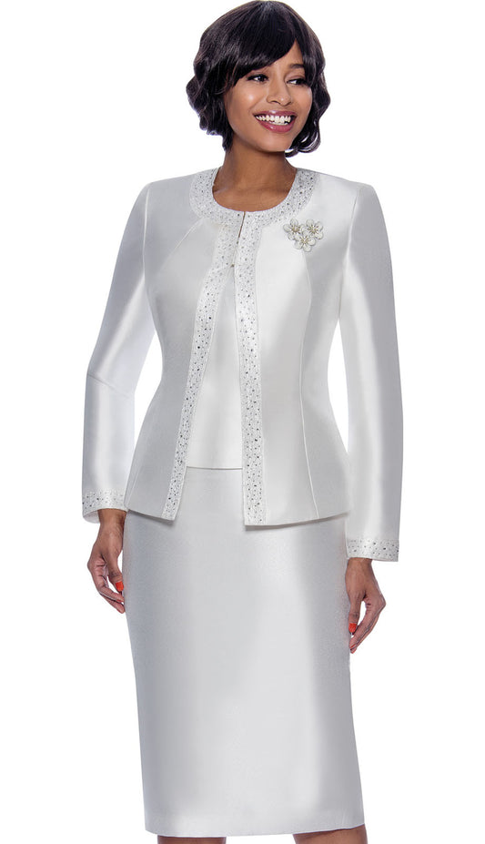 Terramina 7637-WHT Church Suit