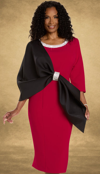 Donna Vinci 12146-RWB Church Dress
