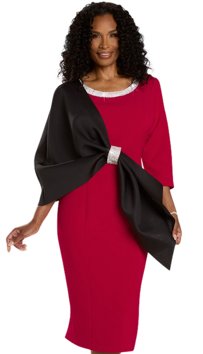 Donna Vinci 12146-RWB Church Dress
