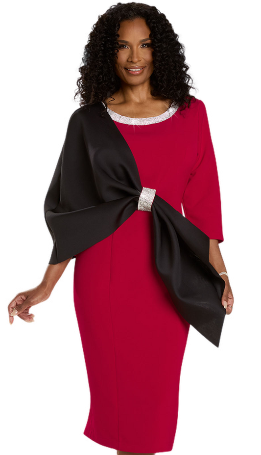 Donna Vinci 12146-RWB Church Dress