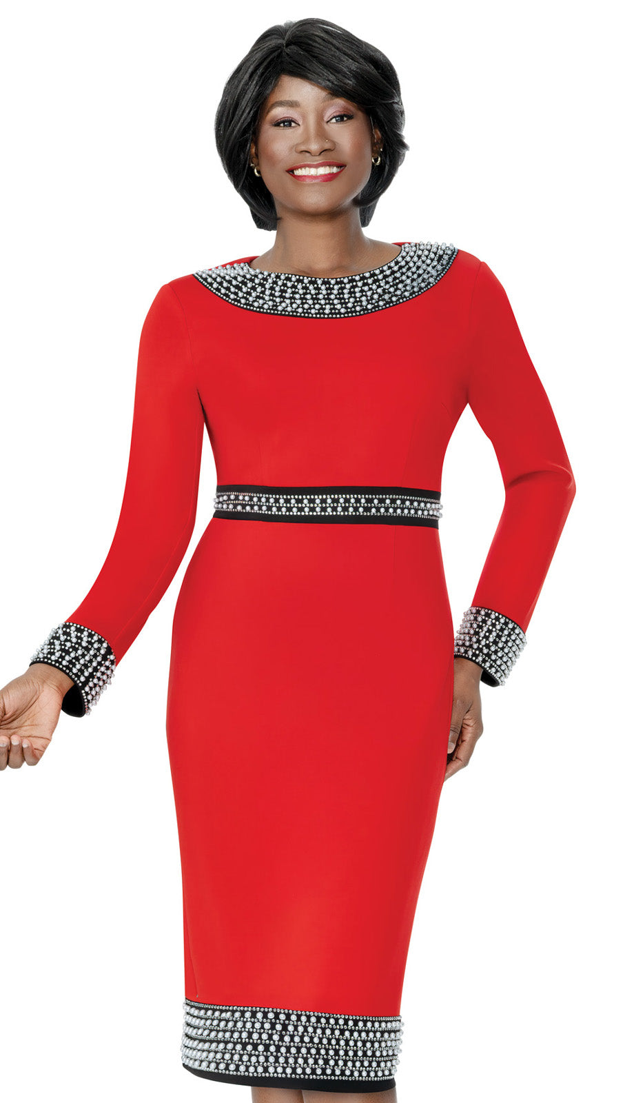 Terramina 7341-RED-CO Church Dress