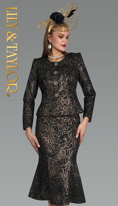 Lily And Taylor 5109-SLV Church Suit