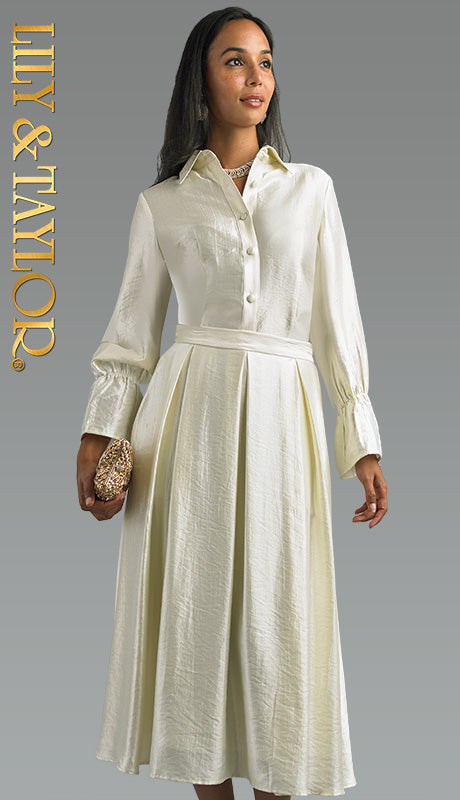 Lily and Taylor 5075-IWG Church Dress
