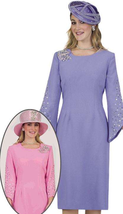 Lily And Taylor 4385-LAV Church Dress