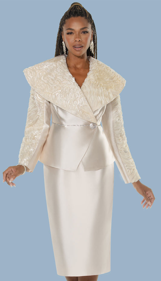 Donna Vinci 12230-CHM Church Suit