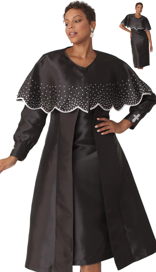Tally Taylor 4866-BLK-QS Church Dress