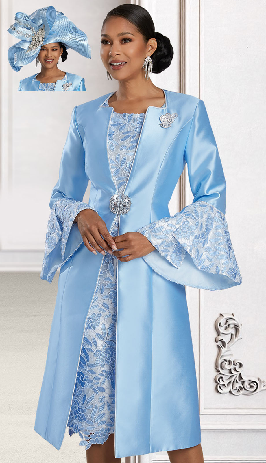 Donna Vinci 12093-IH Church Dress