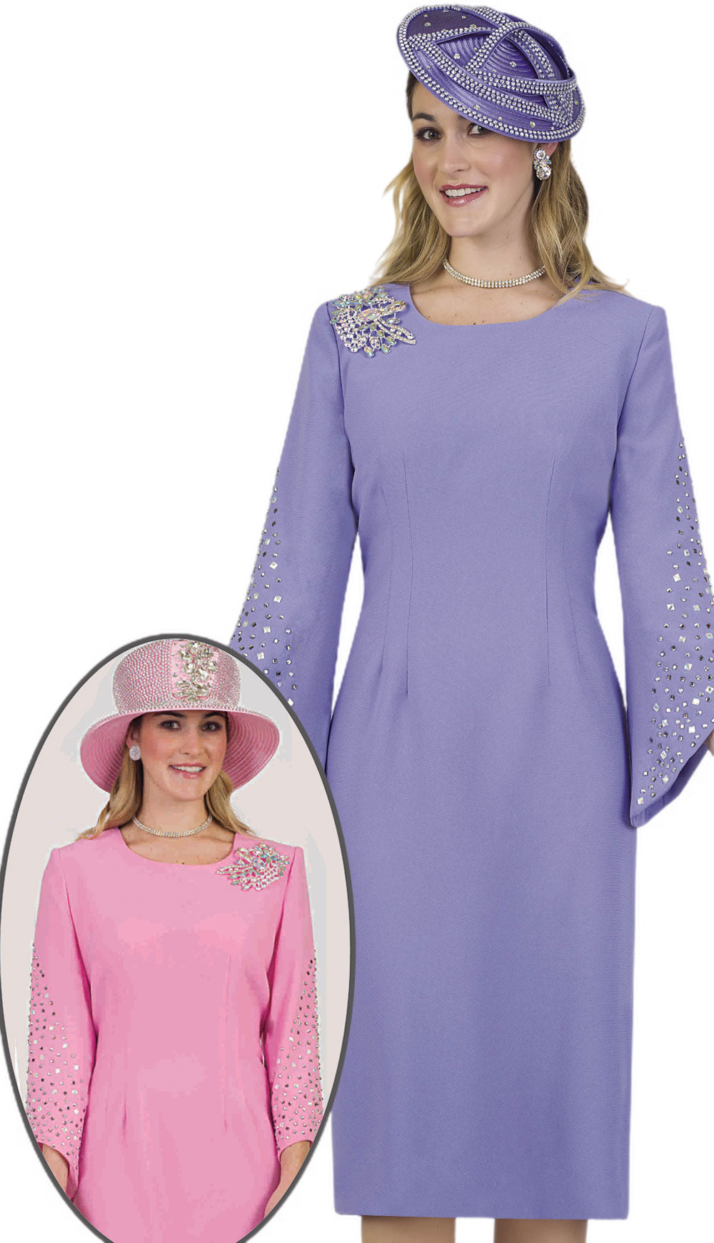 Lily And Taylor 4385-LAV-QS Church Dress