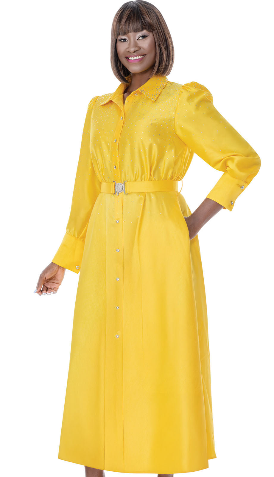 Terramina 7031-YLW Church Dress