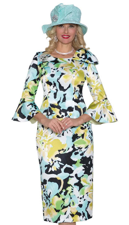 Lily and Taylor H160-GRN Church Hat