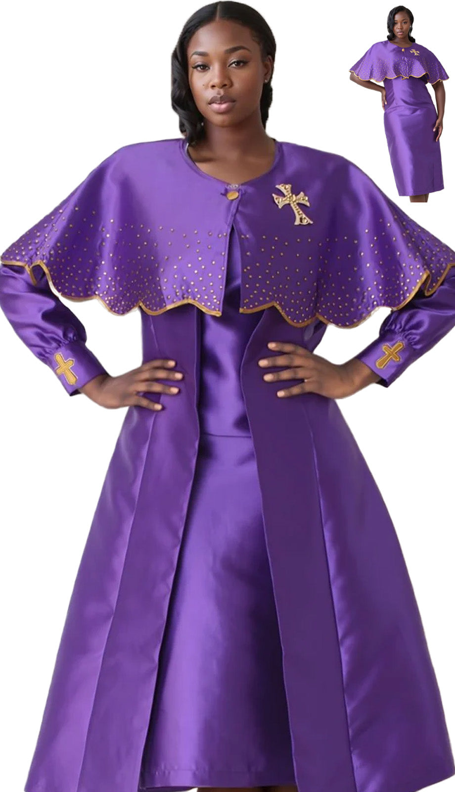 Tally Taylor 4866-PUR-CO Church Robe