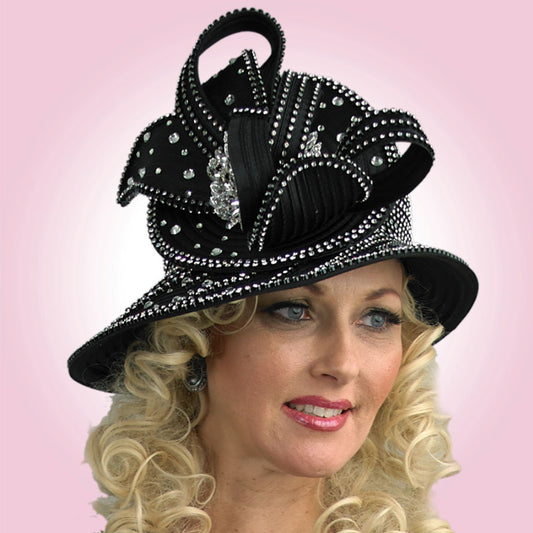 Lily And Taylor Hat H950-BLK