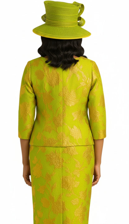 Lily And Taylor 4770-KIW-QS Church Suit