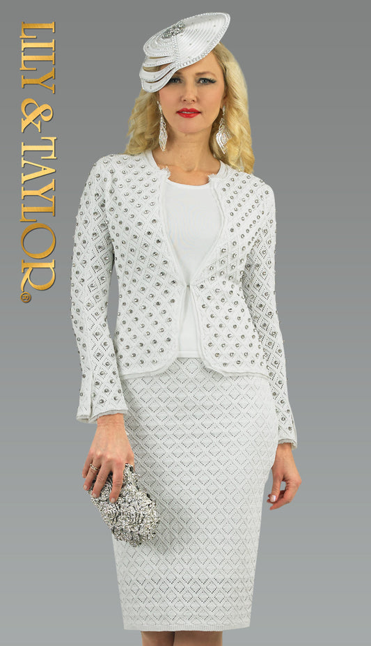 Lily And Taylor 838-WHT
