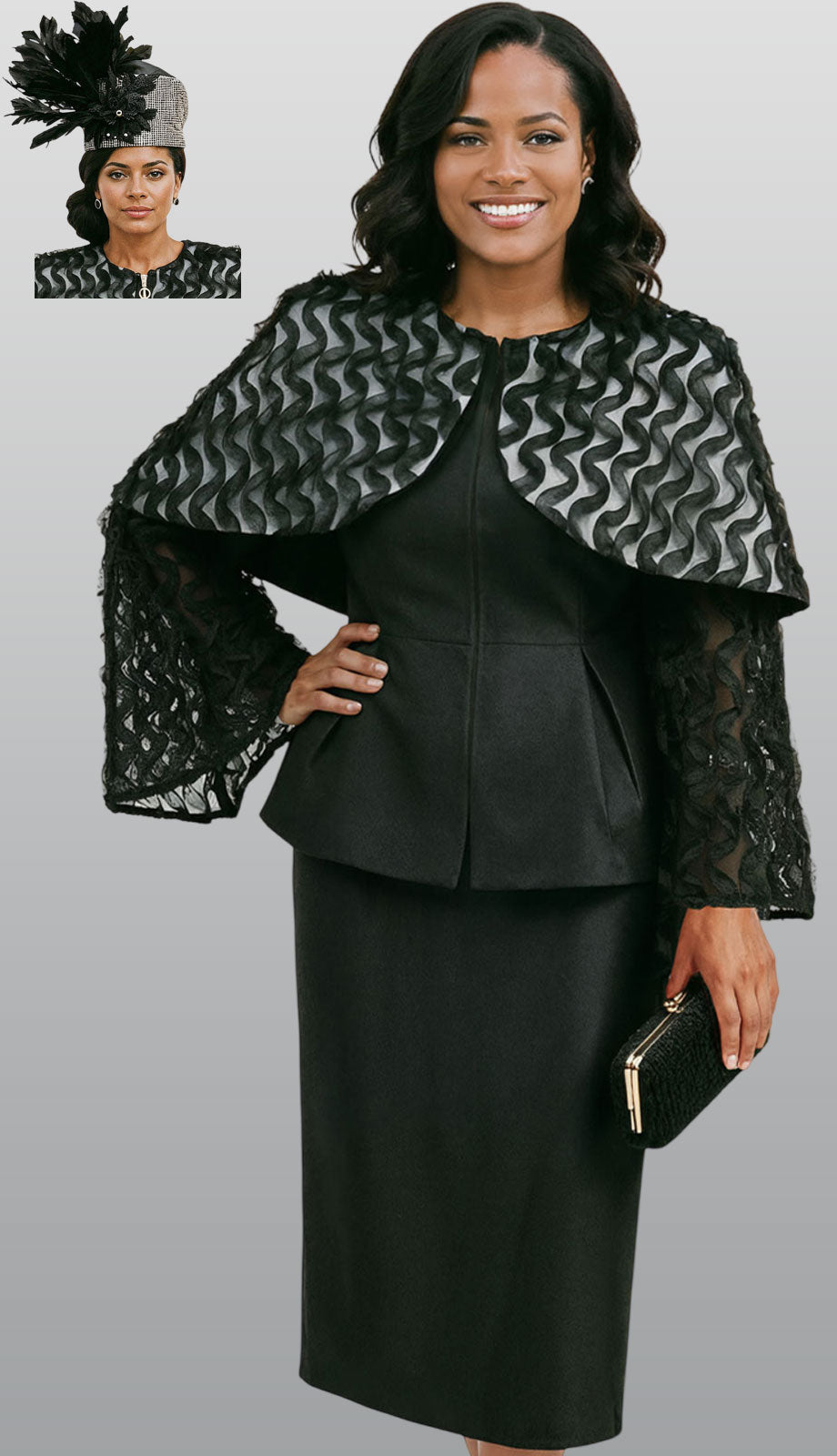 Donna Vinci 12265-QS Church Suit