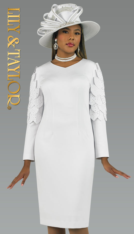 Lily And Taylor 4901-WHT HAT H386