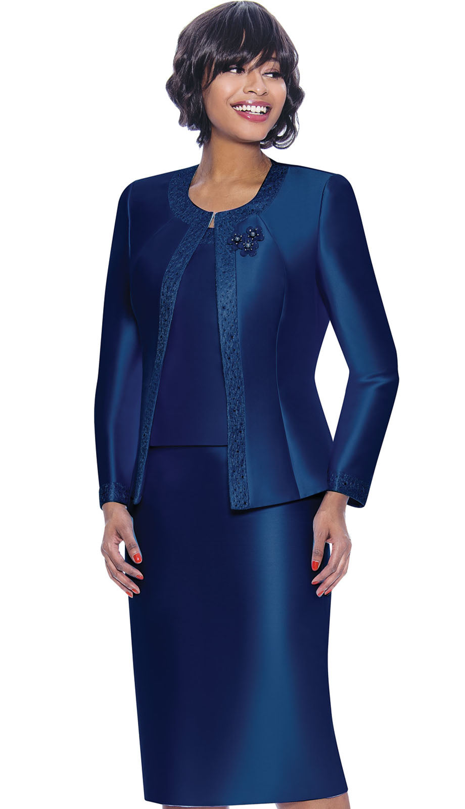 Terramina 7637-NVY-CO Church Suit