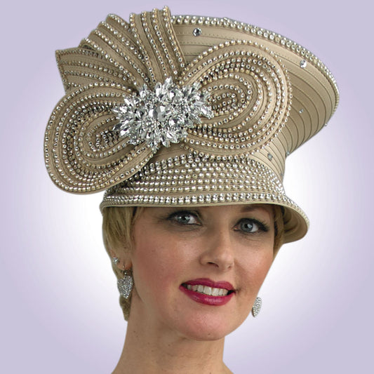 Lily And Taylor H952-TAN-QS Womens Hat