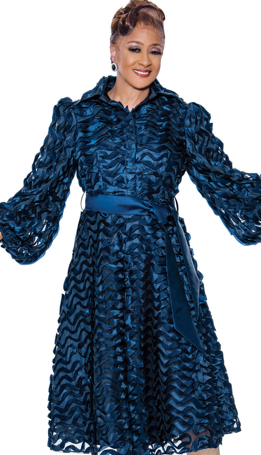 Dorinda Clark Cole 5261-NAV-IH Church Dress