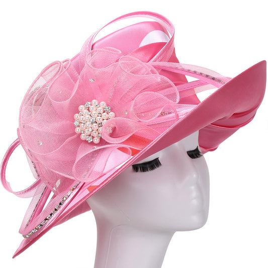 Giovanna HD1592-HPK-QS Church Hat