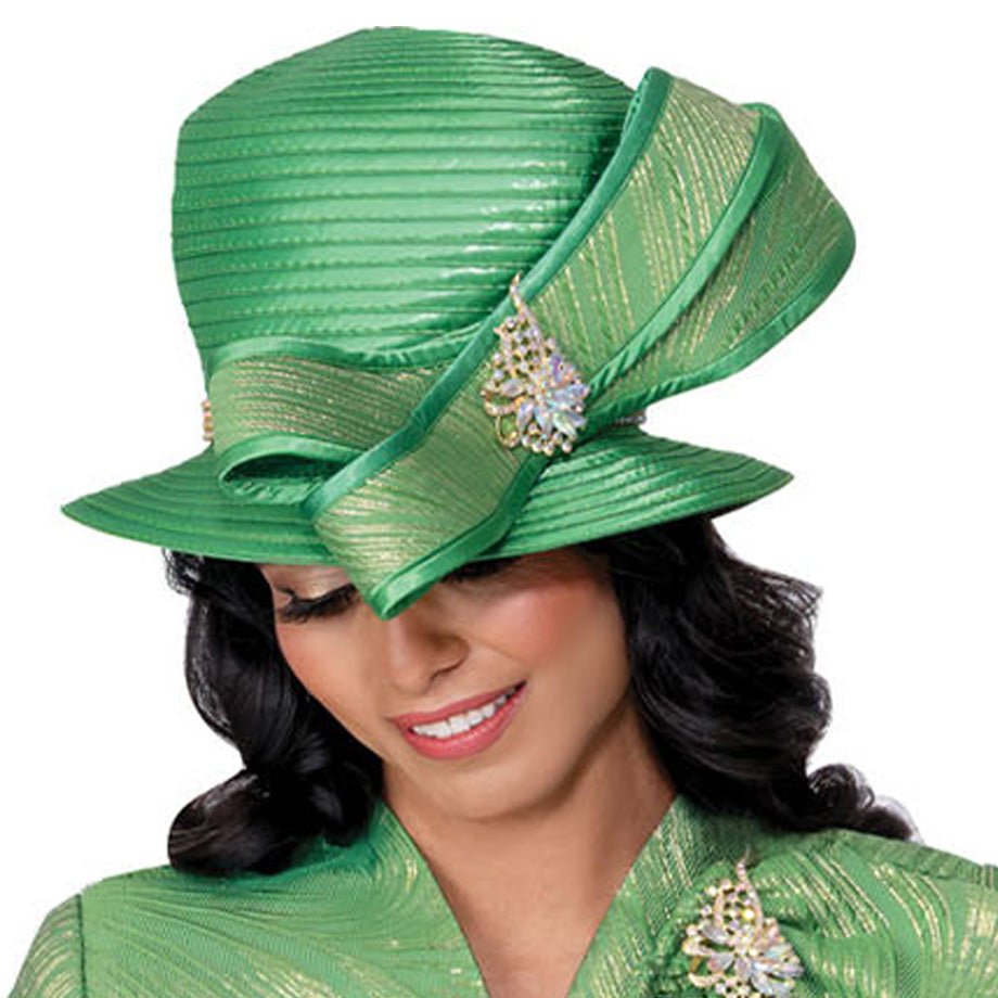 GMI G401002-GRN-HAT-QS Church Hat – Church Suits Fast display picture 1