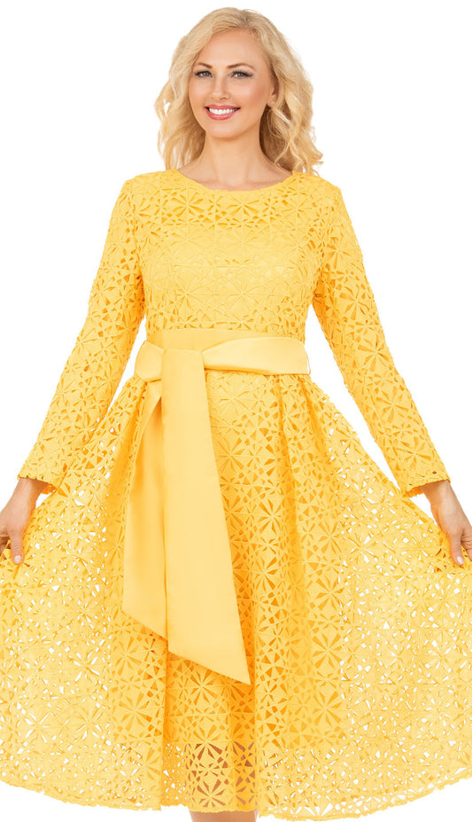 Giovanna D1556-YWG Church Dress