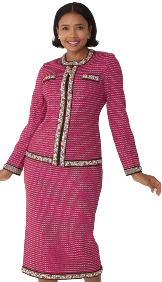 Liorah 7311 Knit Church Suit