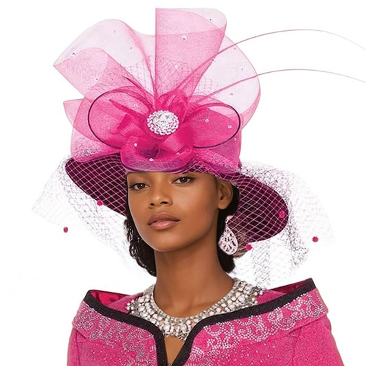 Champagne H5963-FUC-IH Church Hat