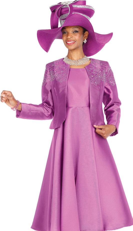 Aussie Austine 6063-H Church Dress for Ladies-Hat