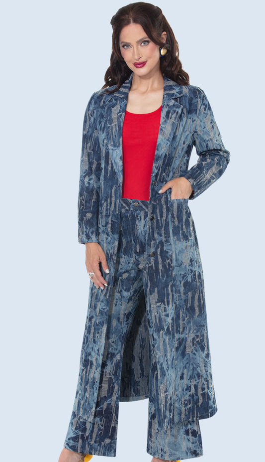 DV Jeans 8507-J Womens Duster