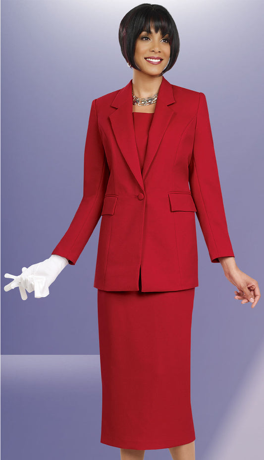 Ben Marc 2295-RED-CO Church Usher Suit