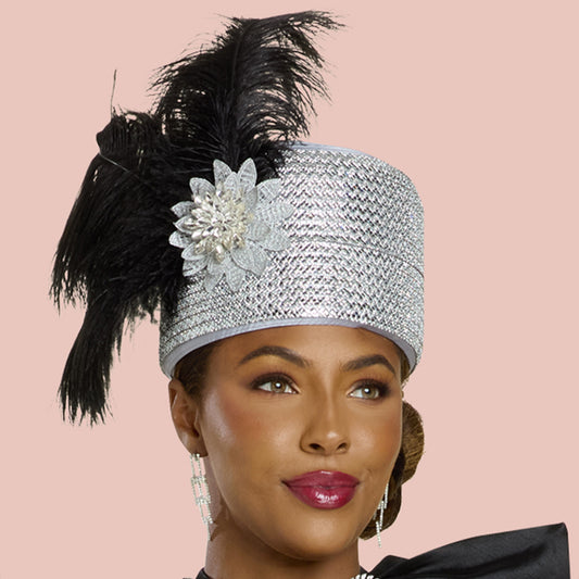 Donna Vinci H12214-SLB-QS Womens Church Hat