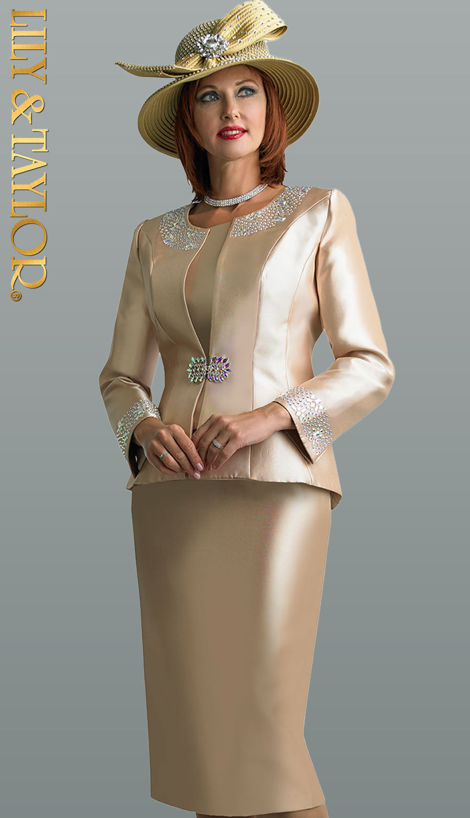 Lily And Taylor 3800-QS Church Suit