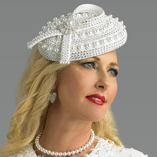 Lily And Taylor H938-IVO-QS Church Hat