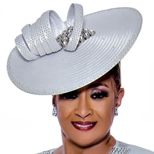 Dorinda Clark Cole 5362-WHT-QS Church Hat