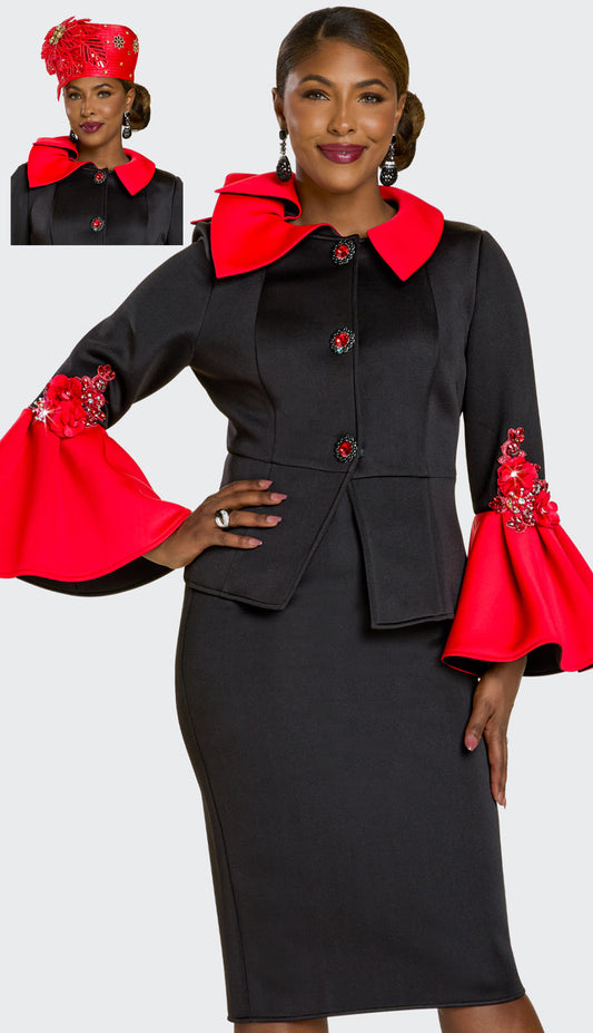 Donna Vinci 12233-H Church Suit-Hat