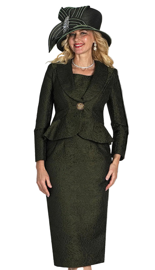 Lily And Taylor 5219-OLV Church Suit