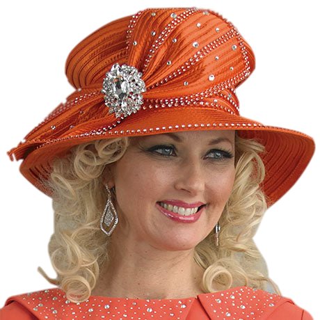 Lily And Taylor H1006-ORG Church Hat