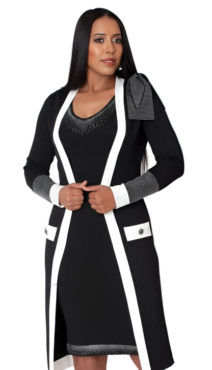 Kayla By Tally Taylor 5312-BLK Church Suit