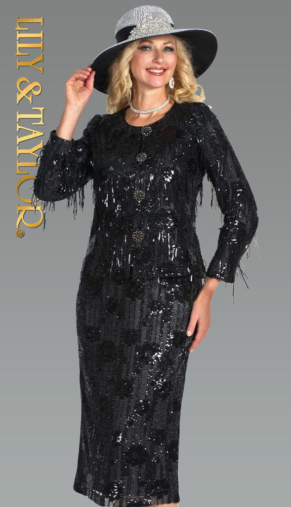 Lily And Taylor 5200-CPN Church Suit