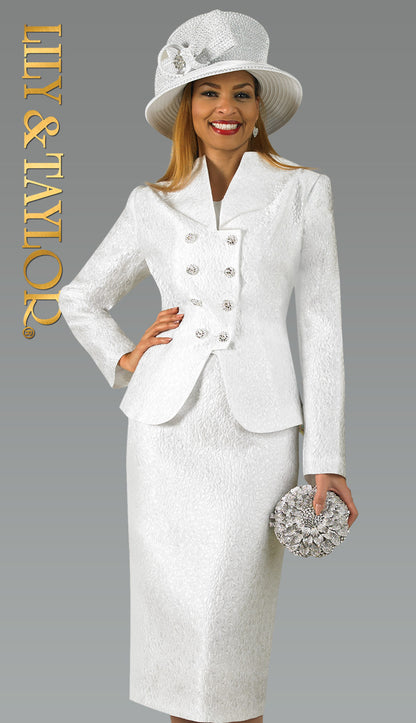 Lily and Taylor 4919-WHT