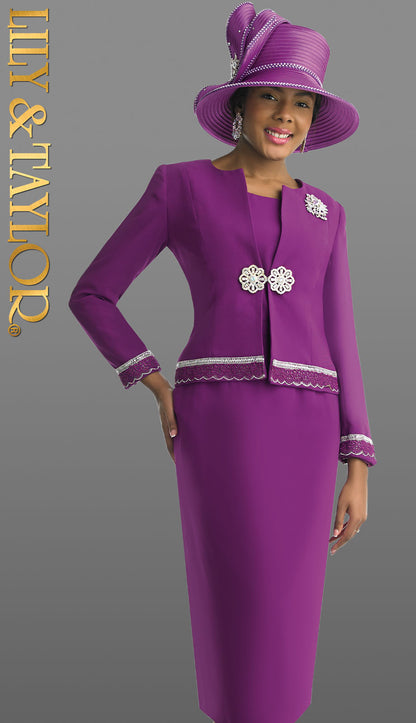 Lily And Taylor 4272-MAG-H Church Hat