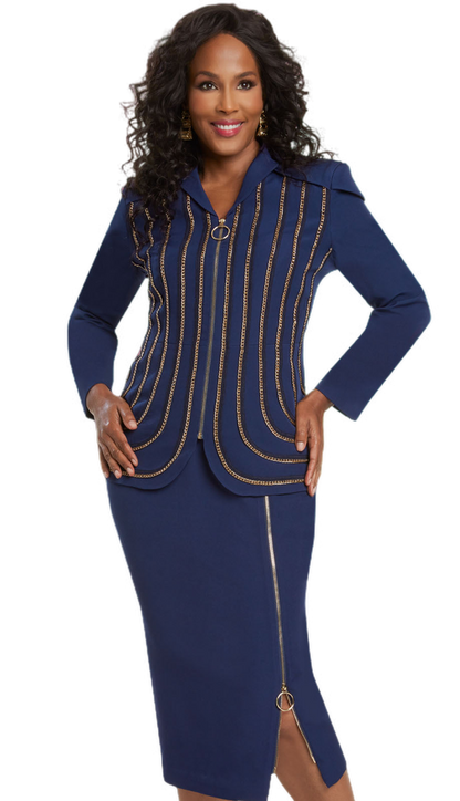 Donna Vinci 12059-QS Church Suit