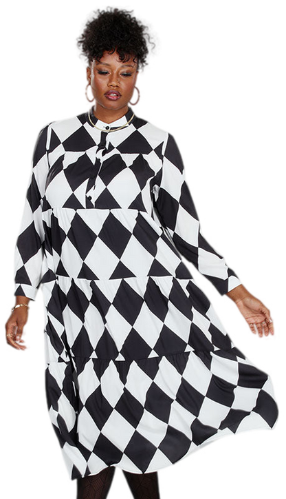Luxe Moda LM217-BWW Church Ladies Dress
