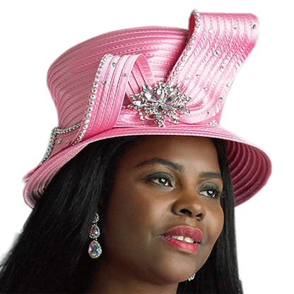 Lily And Taylor H106-PNK Church Hat