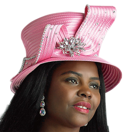 Lily And Taylor H106-PNK Church Hat