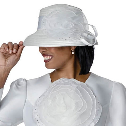 GMI 401712-WHT-H-QS Church Hat