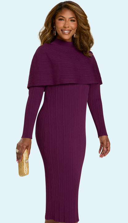 Donna Vinci 13444-PLM Church Dress